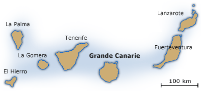 carte canaries grande canarie